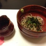 かんすい苑　覚楽 - 夕食（こんにゃく蕎麦）