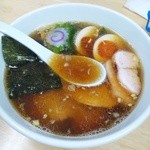 とら食堂 - 中華そば　味玉入り