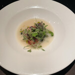 ステーキハウス　オリエンタル - 貝の出汁のスープがとても美味でした！