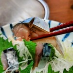 とろさば料理専門店　SABAR - SABAカルテット盛合せのとろさば刺身