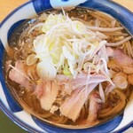 Yamagata Soba Yamakyuu - 冷たい肉蕎麦