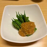 季節料理　則生 - インゲンの胡麻和え