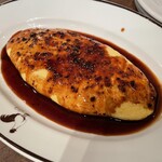 bistro oeuf oeuf - チーズオムレツ 黒トリュフソース