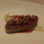 ロワゾー・パー・マツナガ - 2013/12　15000yenコース　フォアグラ　キャラメルビネガーソース