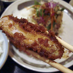 とんかつ ひのや - ロースかつ定食1100円