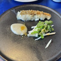 オッティモ・シーフード・ガーデン 新宿店 - タラのロースト　蕪のピュレ　柚子の香り