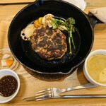 タマヤ カフェ - ハンバーグスープ　ドリンク付き　1550円？