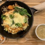 タマヤ カフェ - チキンドリア　スープ、ドリンク付　1450円