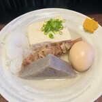 おかめ - 豆腐、牛すじ、こんにゃく、糸こんにゃく、玉子