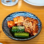 焼肉すどう - 2024.2 キムチ盛り合わせ（白菜、大根、胡瓜）