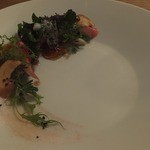 コルツ - 湯引きした蝦夷鹿のインサラータ　コンソメジュレ