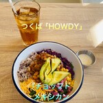 HOWDY - 料理写真:「チョップド メキシカン ボウル」1,500円税込み♫、「カスタマイズ アボカド」100円税込み、ドリンク付き