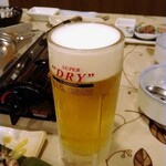 うまいもん処 とっさん - 生ビール (中)