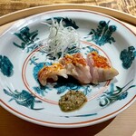 温石 - 金目鯛　実山椒醤油