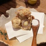 味とく家 - ヤングコーンの肉巻き天ぷら