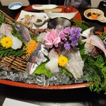 旅館山翠 - 料理写真:刺身盛合せ