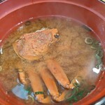 境港地魚食堂 魚倉 - 蟹の味噌汁
