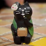ＰＩＫＯＳＨＨＨＵ - デコレ 豆好き黒猫