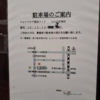 とれふる - 駐車場の案内。