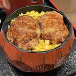 肉食家さんのハンバーグ にくきゅうグリル - 