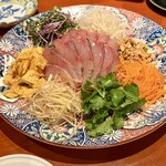 瀧谷飯店 - 鮮魚の中華風サラダ