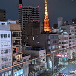 鮨 めい乃 - テラスがあり、東京タワー目の前に！