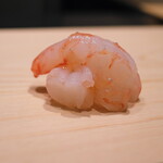 Sushi Mei No - ボタン海老はこれでもかと大きい。