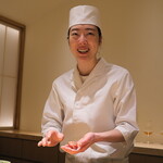 鮨 めい乃 - もう一枚、めいちゃんで♫