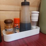 今中 - 卓上にはソースもあるけど、絶対いらない