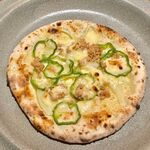 [Meal pizza] baked in a custom stone oven