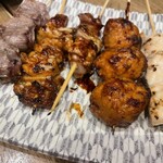 うなぎ串料理 う頂天 - 焼き鳥5種