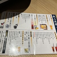 和食 いぶり別邸 有楽町店 - 飲み放題メニューです