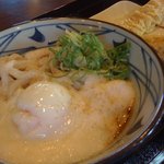 丸亀製麺 - とろ玉うどん（冷）