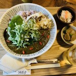 農家レストラン つみ菜カフェ うどんげ - つみ菜元気カレー