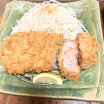 Tonkatsu Semmon Tenkatsu Ichi - 特上ロースカツ定食の特上ロースカツ　　byまみこまみこ