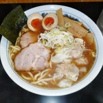 麺屋 ごとう - わんたんメン 1,050円、煮玉子 100円 ♪