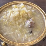 東北人家 - 【’24.1】豚スペアリブと漬け白菜の鍋