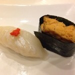 天神屋 - ひらめとウニ