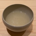 鮨 めい乃 - 京都 聖護院蕪のスープ