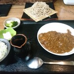 蕎麦乃実 - ミニカレーセット(850円)