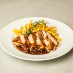 CHICKEN Grilled Chicken Thigh Steak ~Garlic Chariapin Sauce~