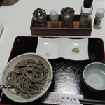 十割蕎麦 寺子屋 - 料理写真:極粗挽き麺（塩）　