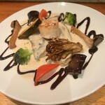 洋食佐藤 - 太刀魚とホタテ貝柱アンチョビソース