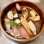 Sushi Kamon - ランチ嘉文握り寿司1320円