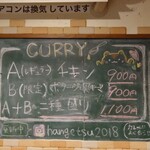 スパイシーカリーハウス半月 - 今日のカレー