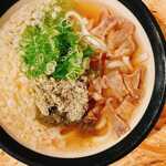 Oden soup stock Kasu udon