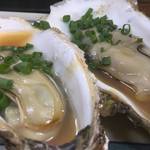 大統領 - 初冬限定、牡蠣の浜焼。早い時間に売り切れちゃいます。