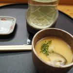 寿司割烹 魚紋 - スッポン入り茶碗蒸し