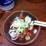 大統領 - タコの塩辛。タコが半透明でトロリとした食感。日本酒、焼酎、どちらにも合う！