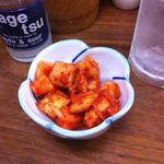 大統領 - カクテキ。大根の甘味と歯応えが美味しい。